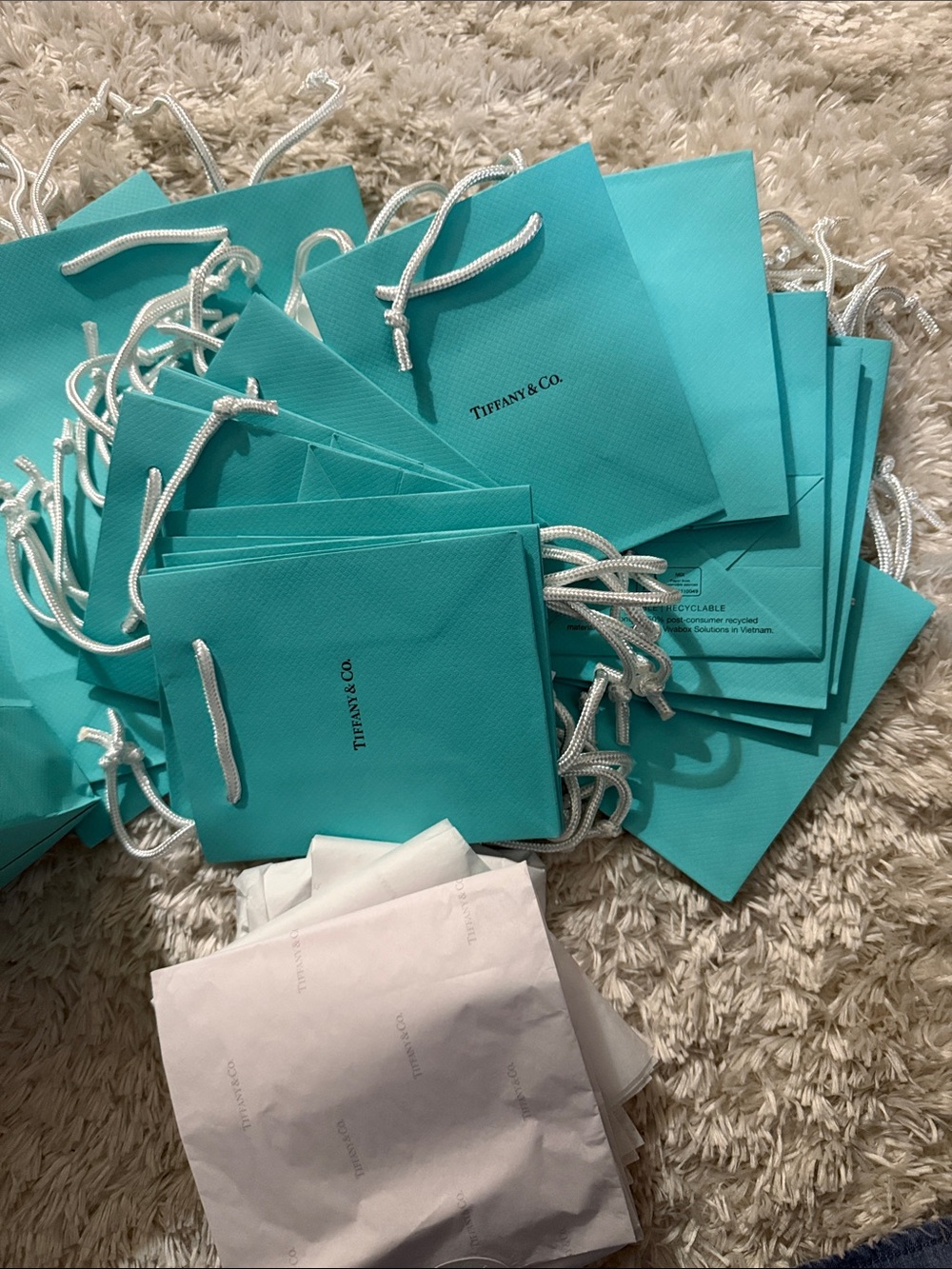 Tiffany & Co. Blue Gift Bags and Small gift cards - Picture 3 of 3